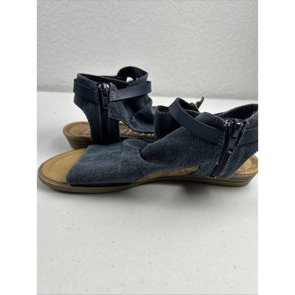 Blowfish Canvas Sandals Women's‎ Size 6.5 Shoes Denim Upper - Picture 8 of 9